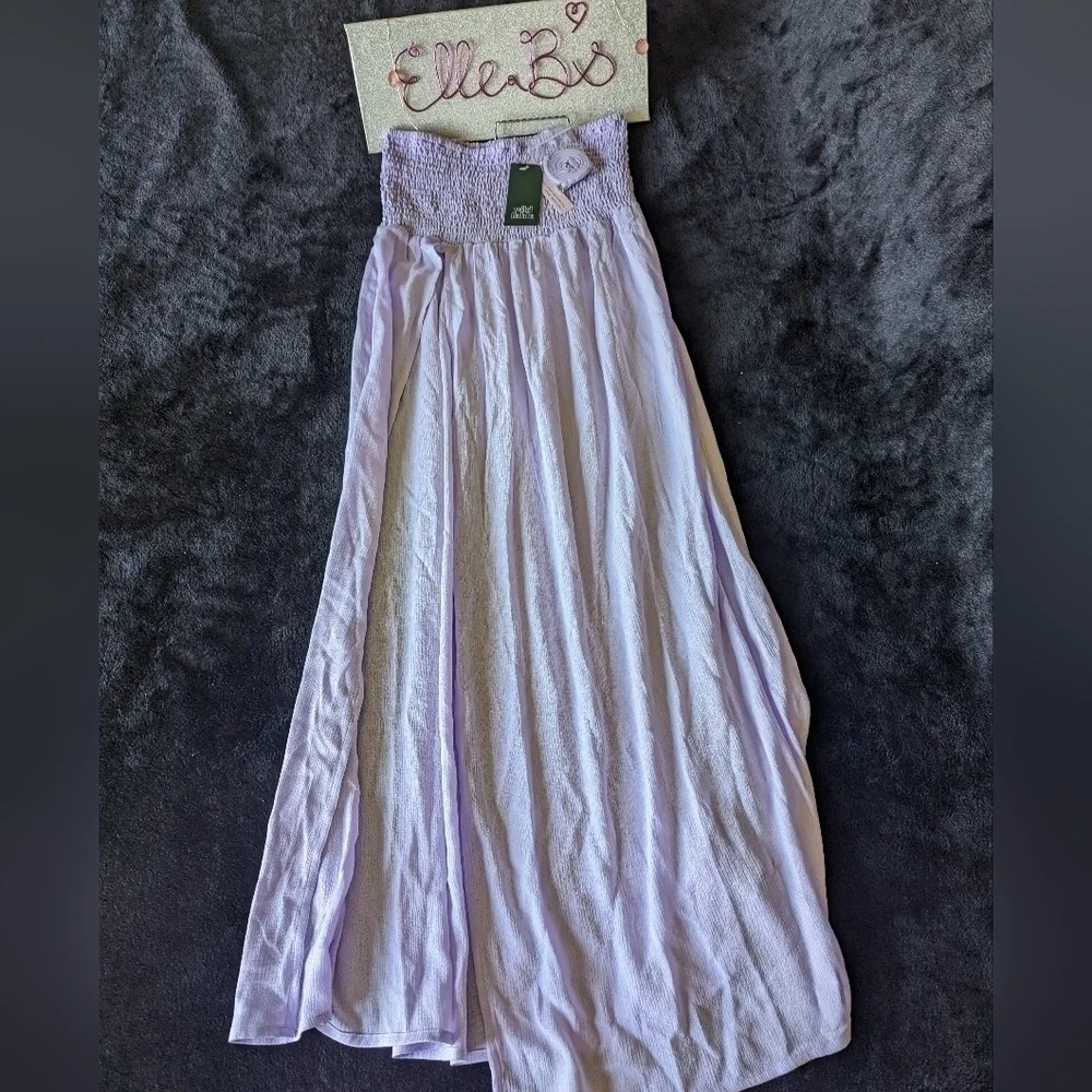 NWT Wild Fable Purple Convertible Dress / Skirt XS FLAWED ITEM